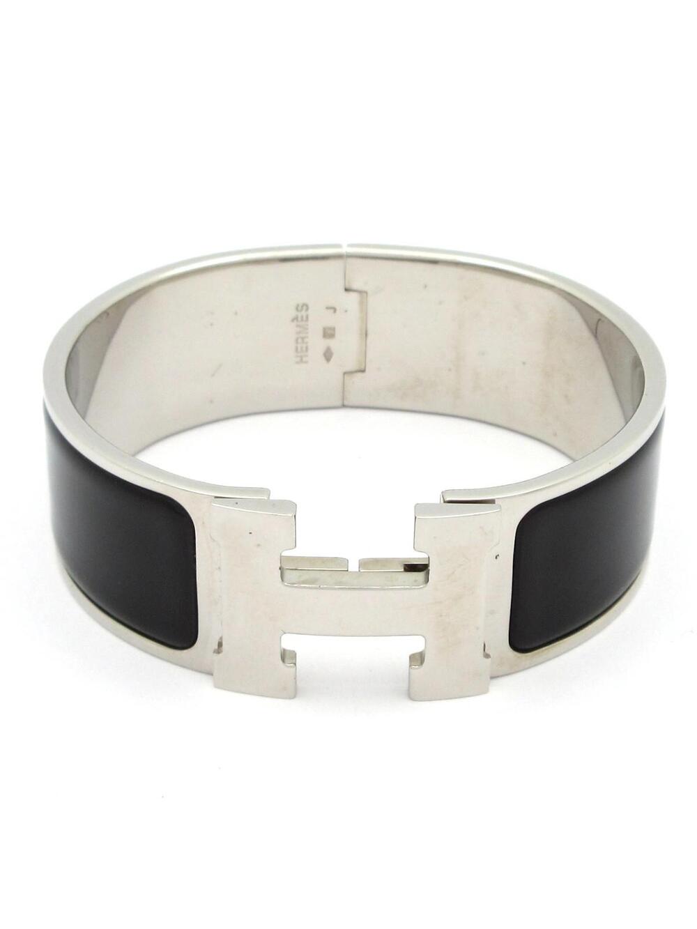 Hermes Click-Clack H Silver Black #377276H82B